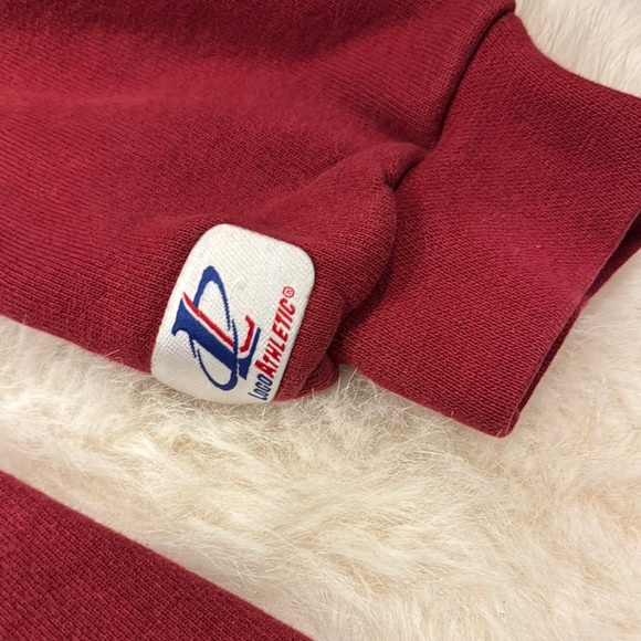 VINTAGE San Francisco 49ers Red Crewneck Sweatshirt size L pre-owned. - Picture 4 of 9